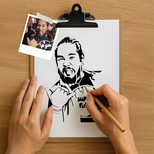 Custom Scroll Saw Pattern from Photo